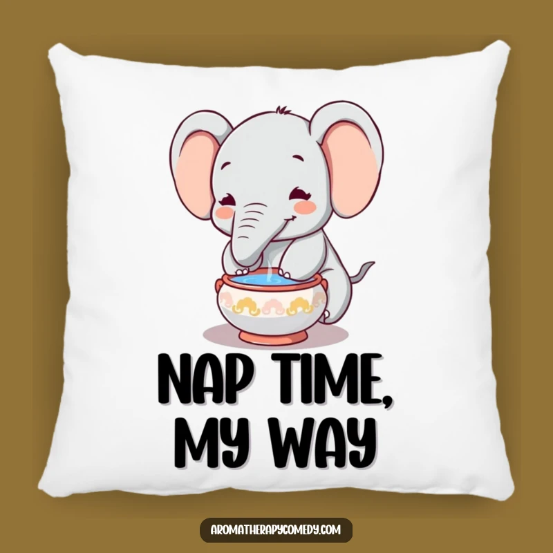 Funny Elephant Incense Pillow: Cozy Comfort with a Trunkful of Smiles, Funny Gift
