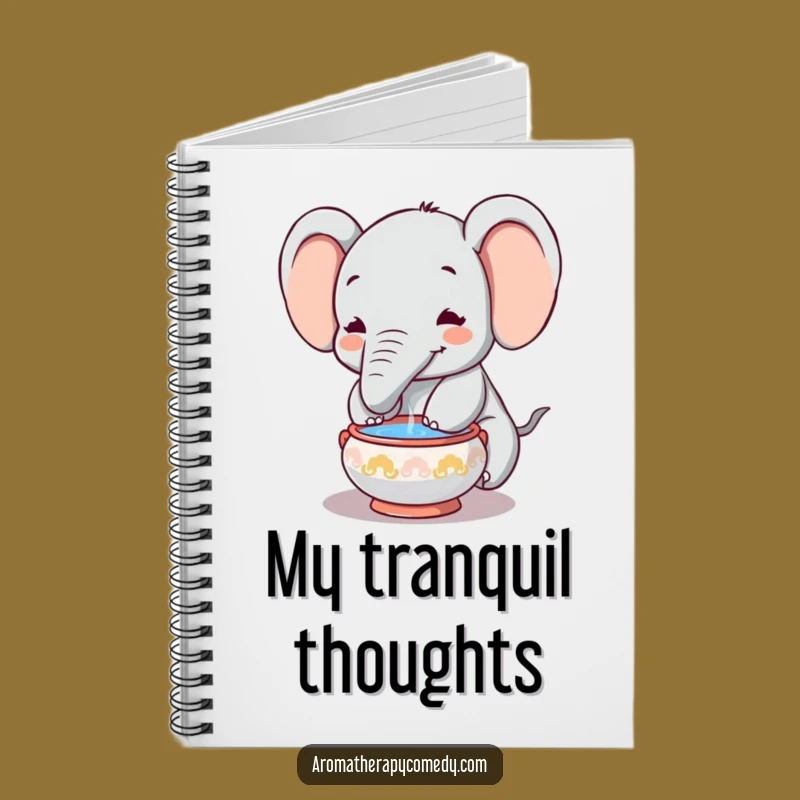Funny Elephant Incense Notebook: Jot Down Ideas with Peaceful Giggles, Funny Gift